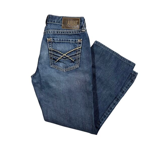 Ariat Men's Straight Jeans - Blue - Picture 1 of 6